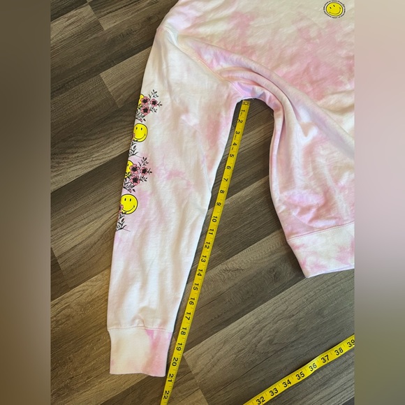 NWOT Samii Ryan BSR X Smiley Sweatshirt. SZ S Oversized - Picture 12 of 13